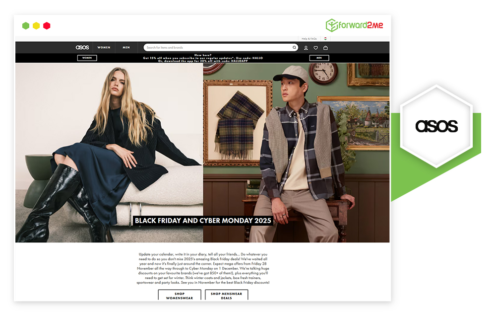 Asos Black Friday 2025